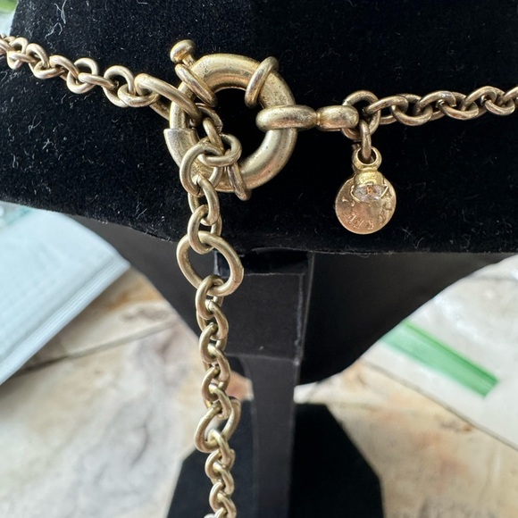 J Crew - Statement Tear Drop Necklace with Rhinestone Accents - Picture 6 of 6